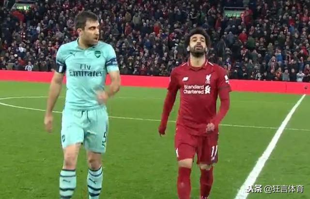  萨拉赫传射建功利物浦三球完胜阿森纳  